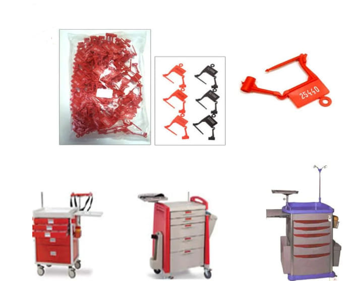 قفل بلاستك - Crash Cart Lock 200pcs