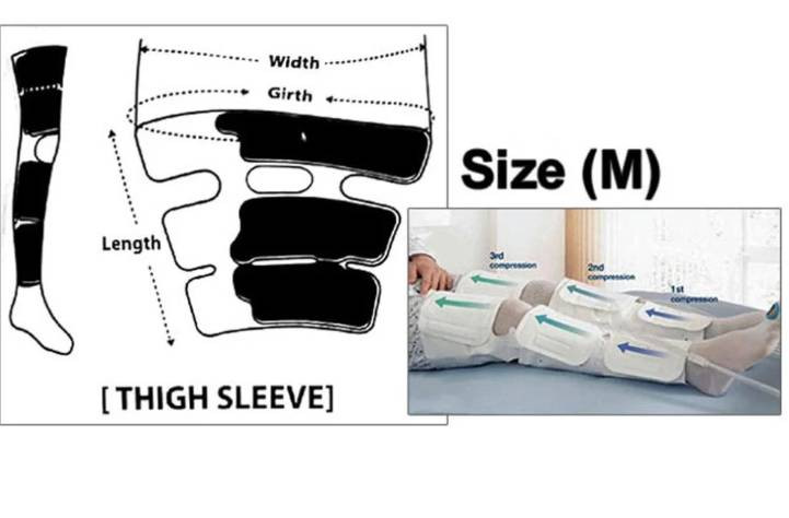 ? كفّة فخذ مانع جلطات - DVT-2600 (مقاس M)