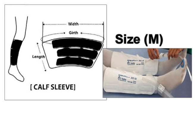 ? كفة ساق DVT مقاس M – Non-Woven | حتى 62 سم