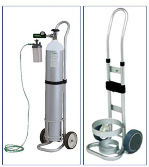 تروللي أسطوانة أوكسجين - Oxygen Trolley (2-5L)