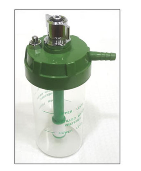 مرطب لمنظم الاكسجين - Bubble Humidifier (S.S Head)